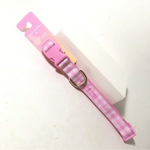 Stoney Clover Lane x Target Pink Gingham Dog Collar Size XL Extra Large
